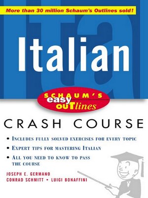 cover image of Schaum's Easy Outline of Italian